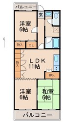 ニューハイツ舟津の物件間取画像